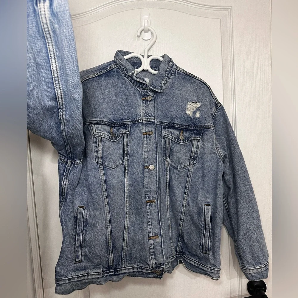 Old Navy Blue Denim Jacket - XL - Picture 3 of 7